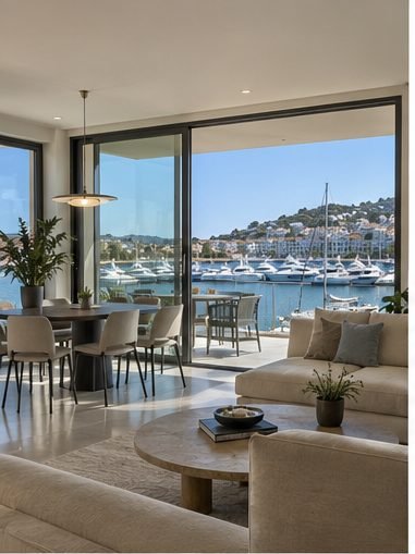 Piso reformado con vistas al puerto en Marina Botafoch