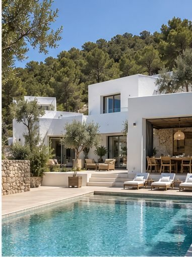 Villa reformada con piscina en Sant Josep