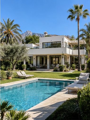 Villa reformada con piscina y domótica en la Milla de Oro
